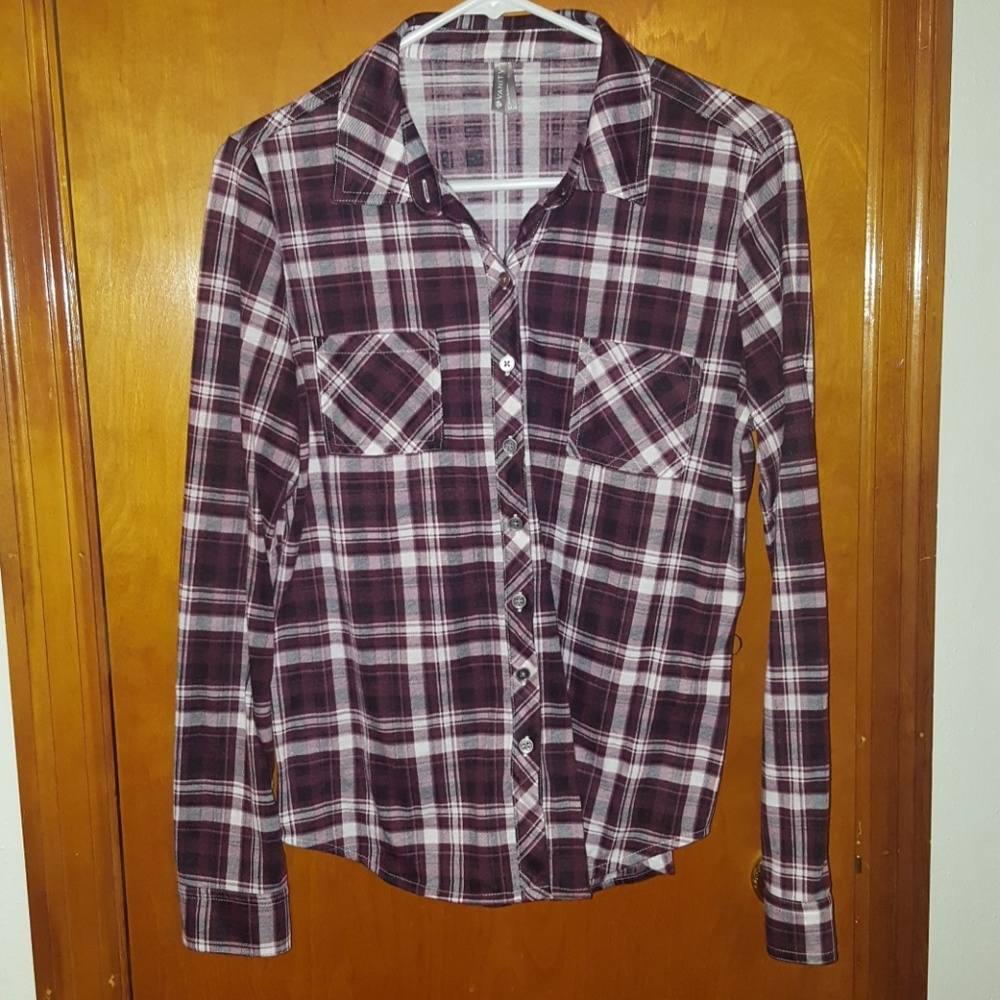 Juniors Plaid Shirt